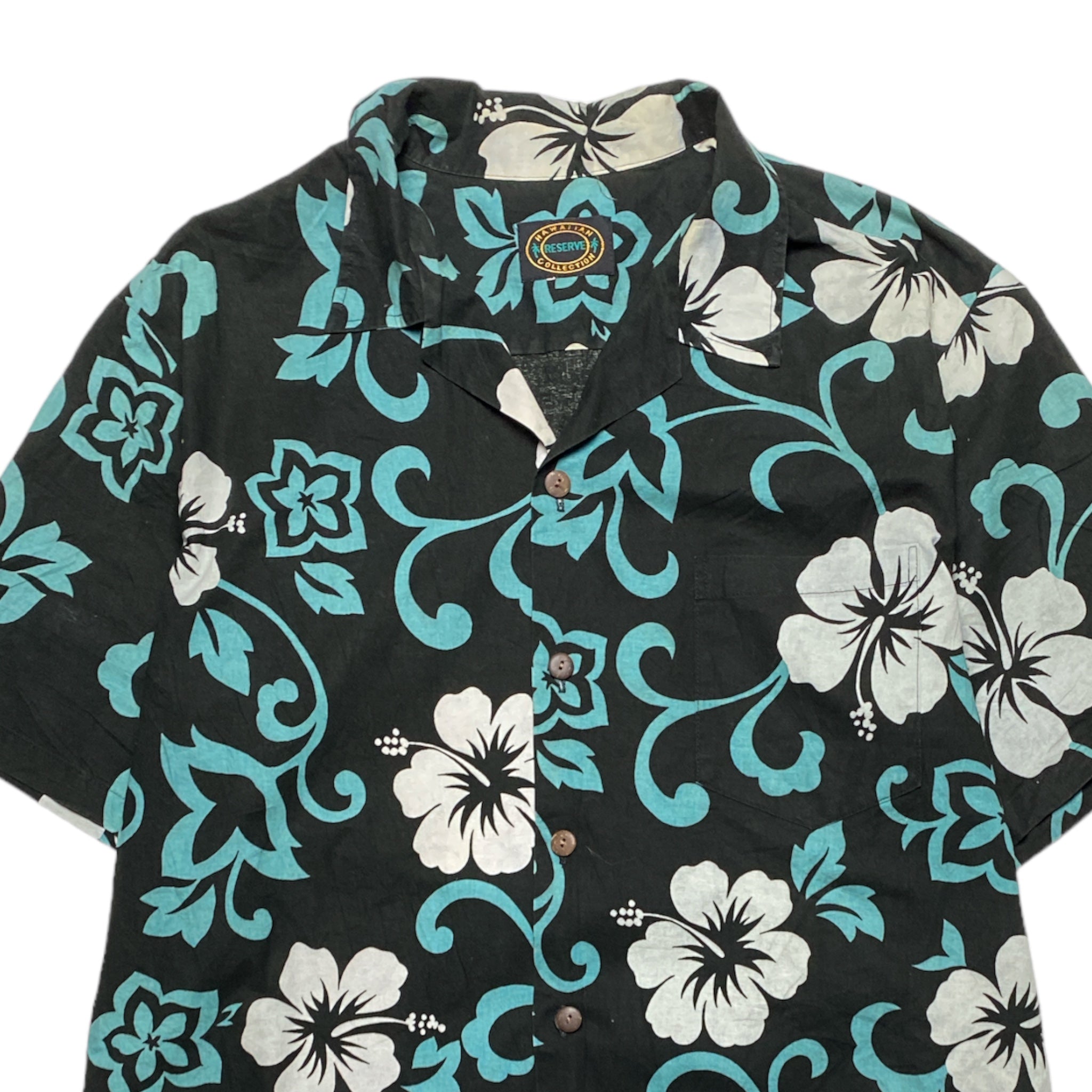 RESERVE HAWAIIAN Hawaiian Aloha Shirt Made in HAWAI.USA