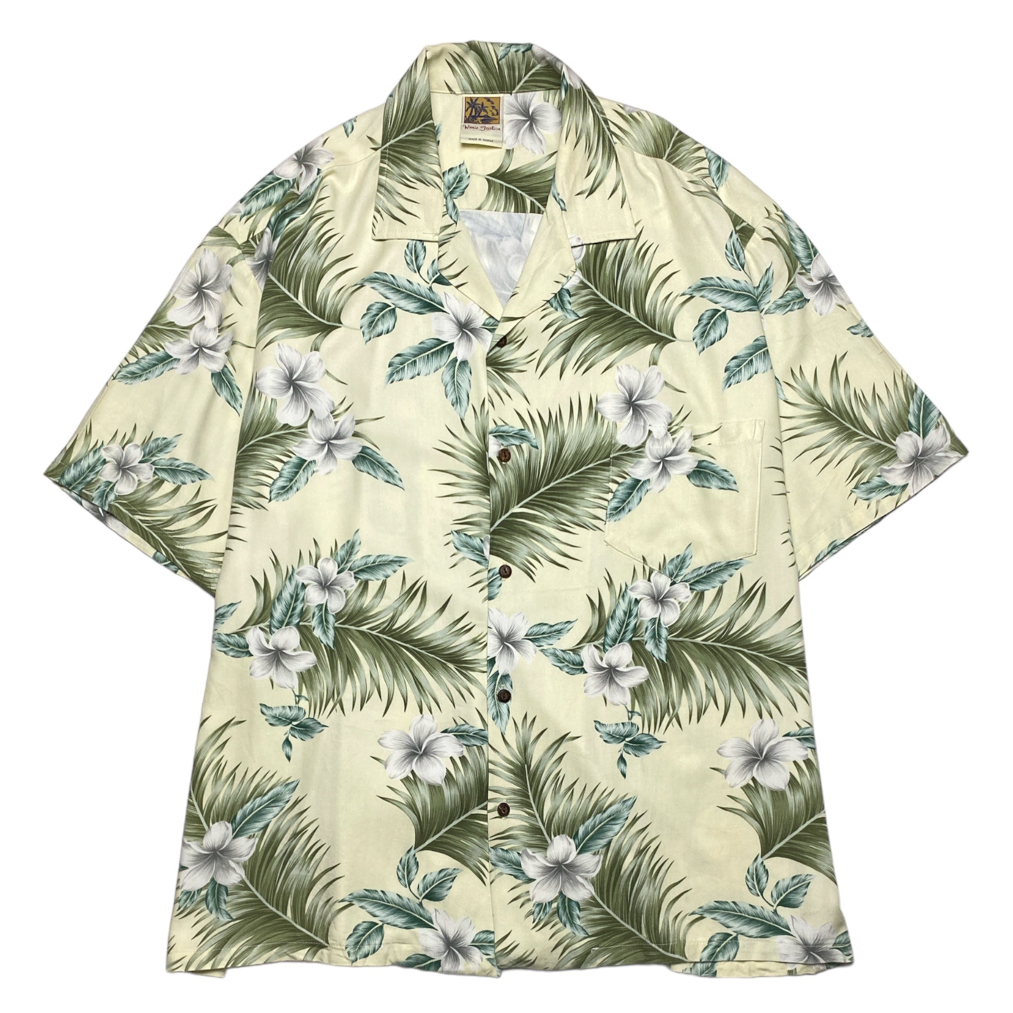 Winnie Fashion Hawaiian Aloha Shirt Made in HAWAI USA RAYON