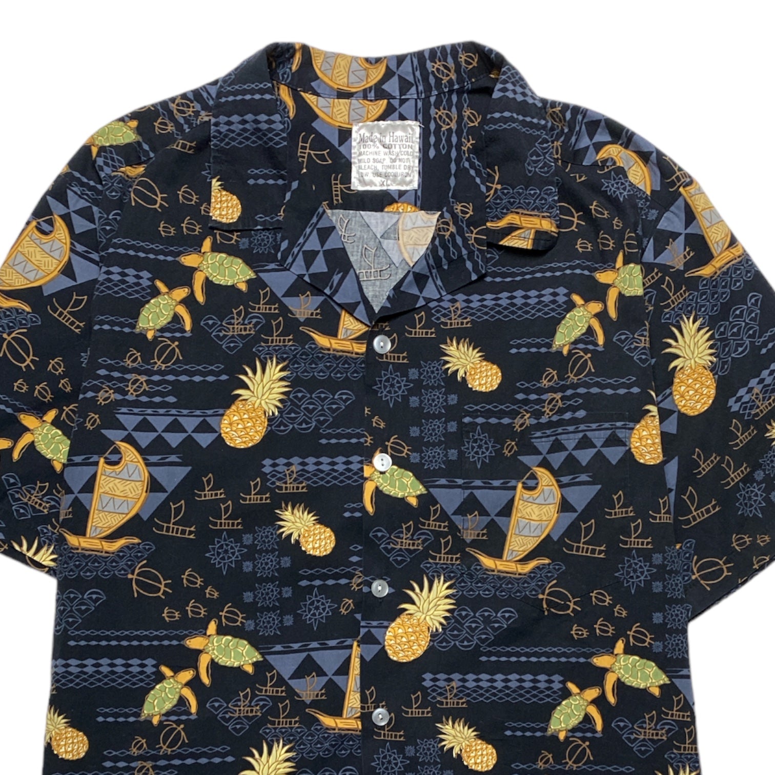 Hawaiian Aloha Shirt Made in HAWAI USA