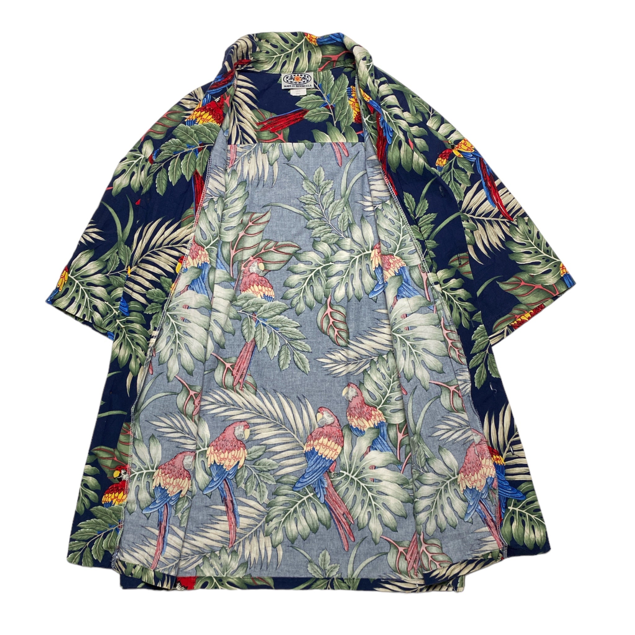 PACIFIC LEGEND Hawaian Aloha Shirt Made in HAWAI USA