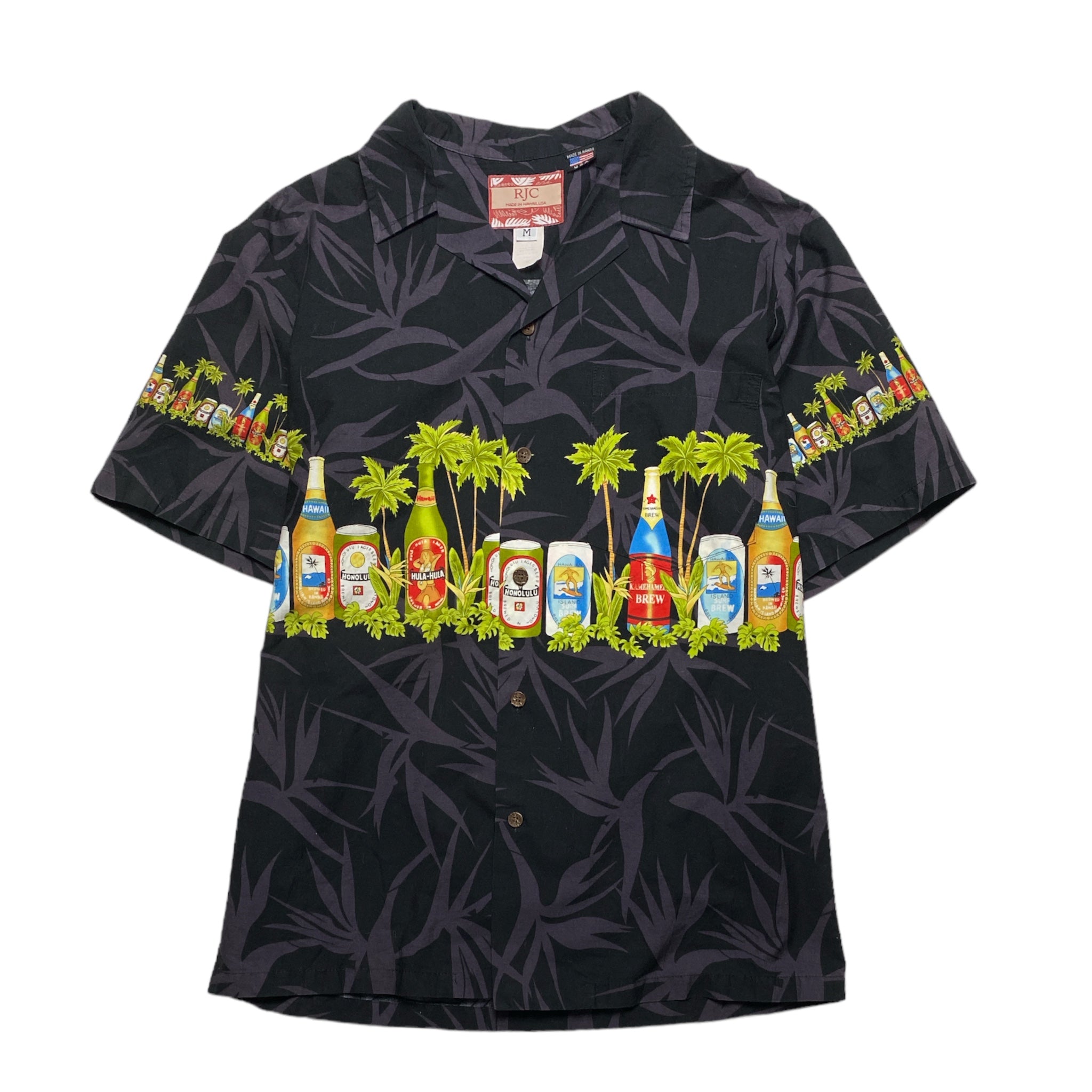 RJC Hawaian Aloha Shirt Made in HAWAI USA COTTON