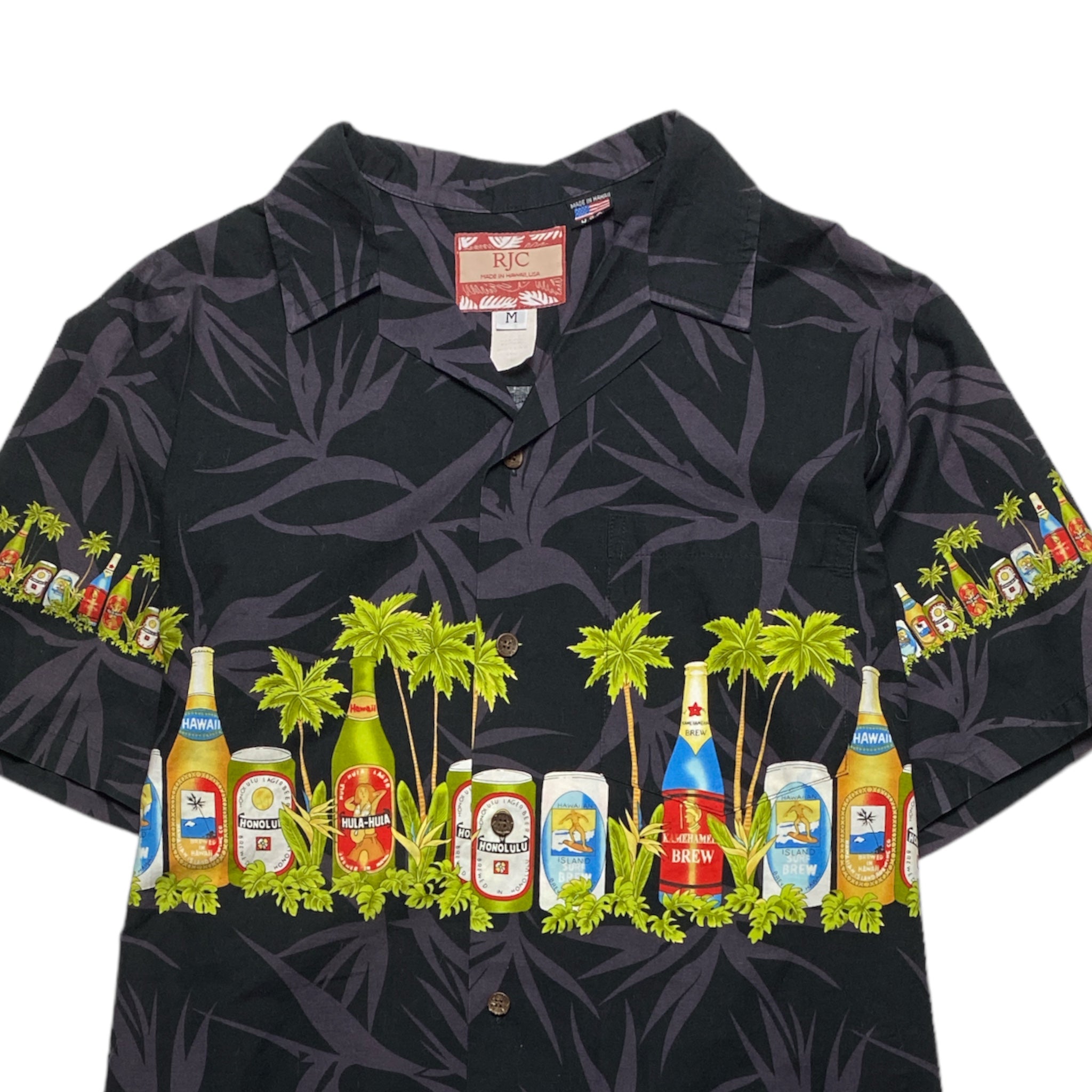 RJC Hawaian Aloha Shirt Made in HAWAI USA COTTON