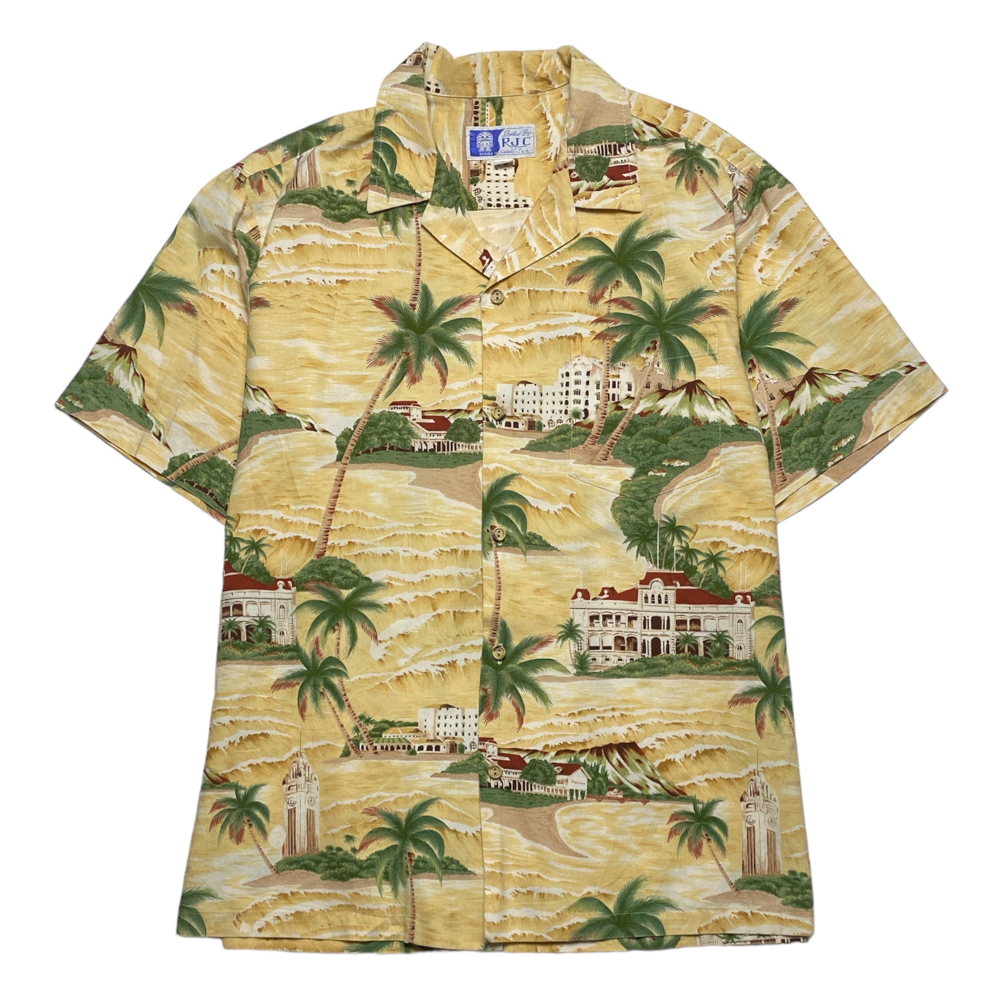 RJC Hawaian Aloha Shirt Made in HAWAI USA