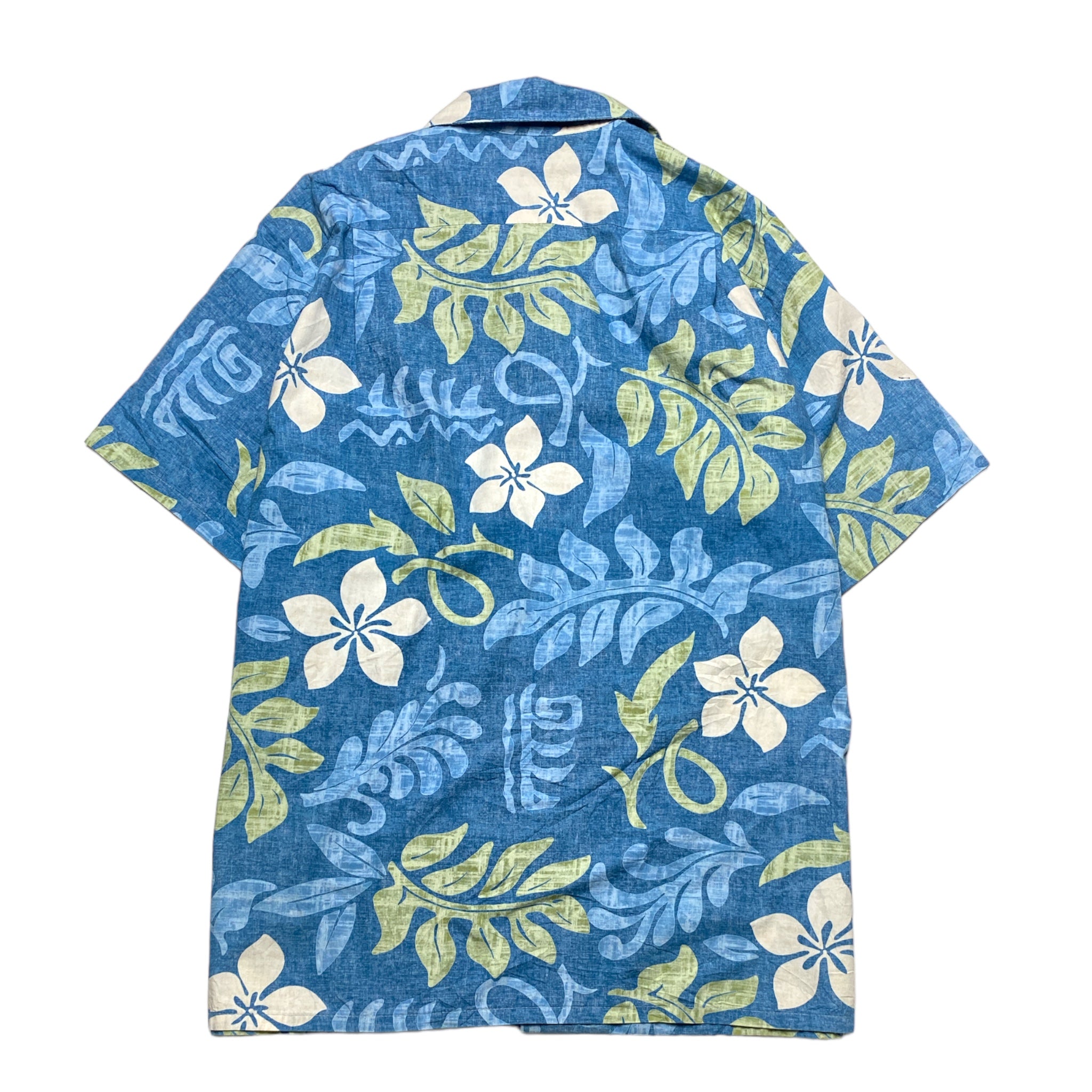 GO BAREFOOT Hawaian Aloha Shirt Made in HAWAI.USA