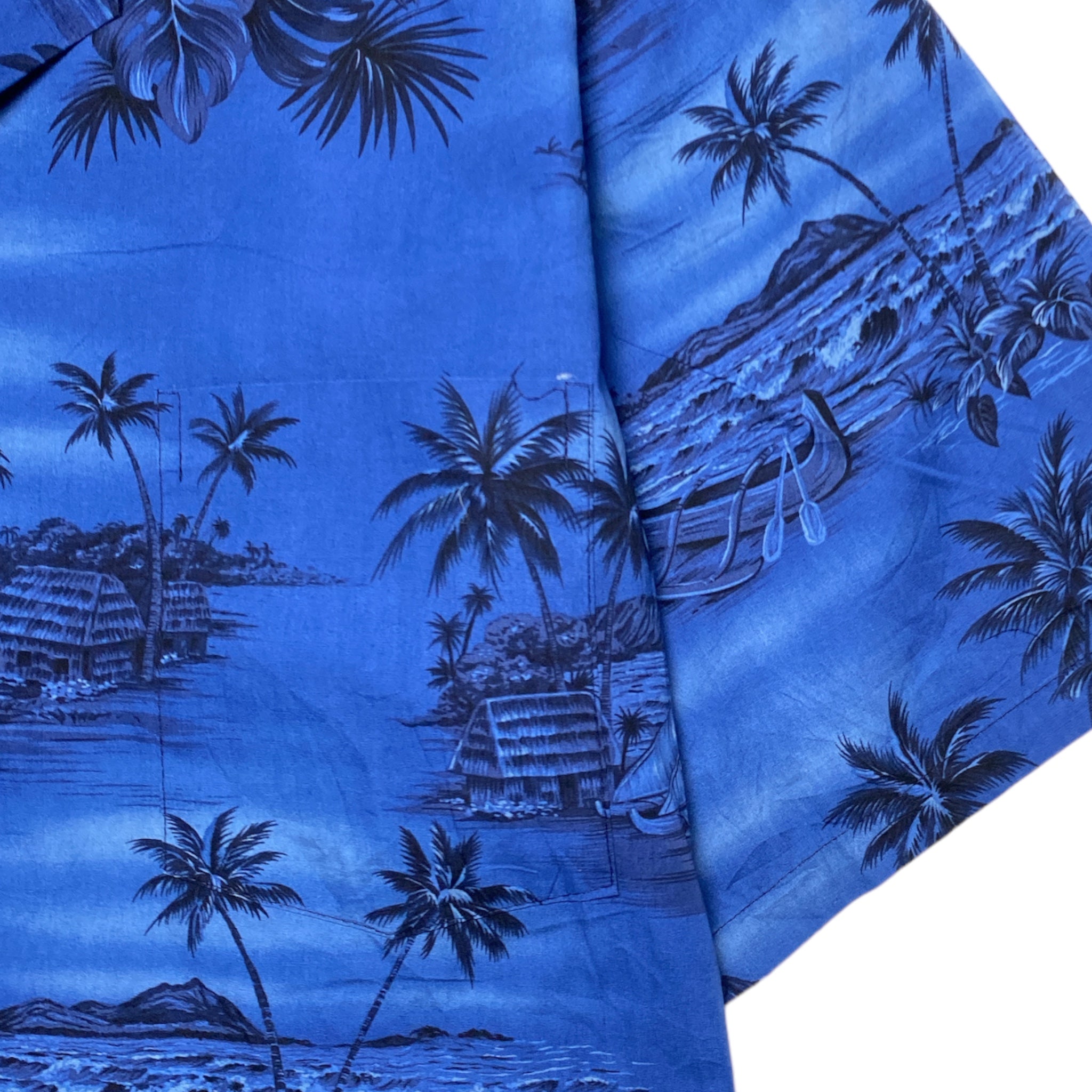 Hawaii Hawaiian Aloha Shirt Made in HAWAI.USA COTTON