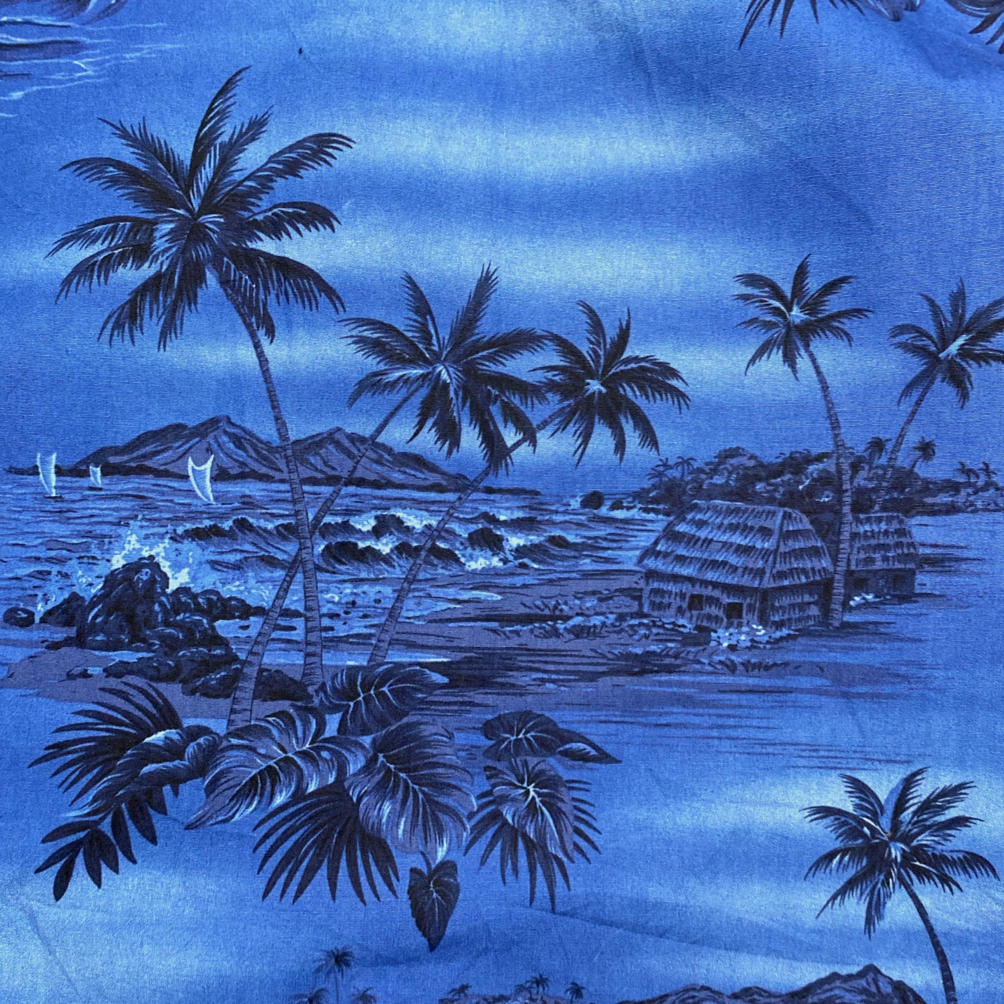 Hawaii Hawaiian Aloha Shirt Made in HAWAI.USA COTTON