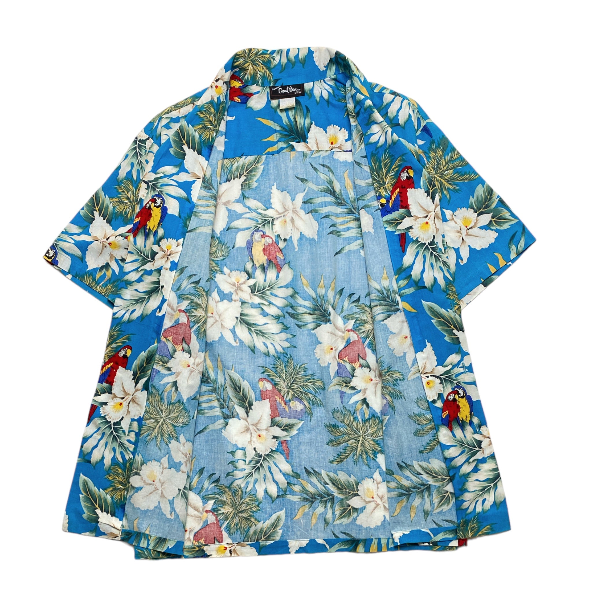 Casual Wear Inc Hawaian Aloha Shirt Made in HAWAI USA