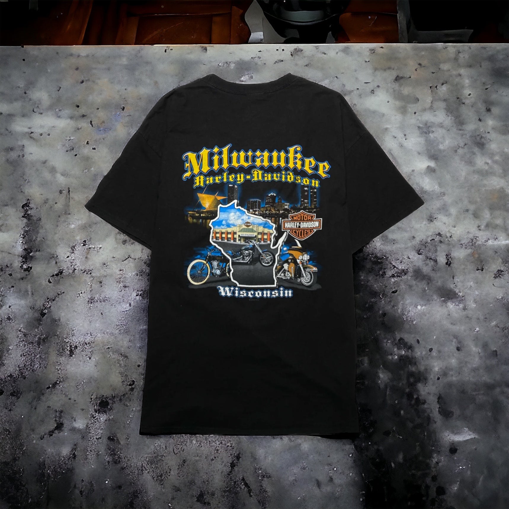 MOTOR HARLEY-DAVIDSON CYCLES Tee MILWAUKEE WISCONSIN