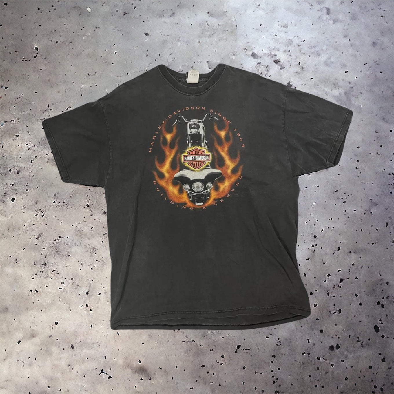 Harley Davidson Flame Logo Tee