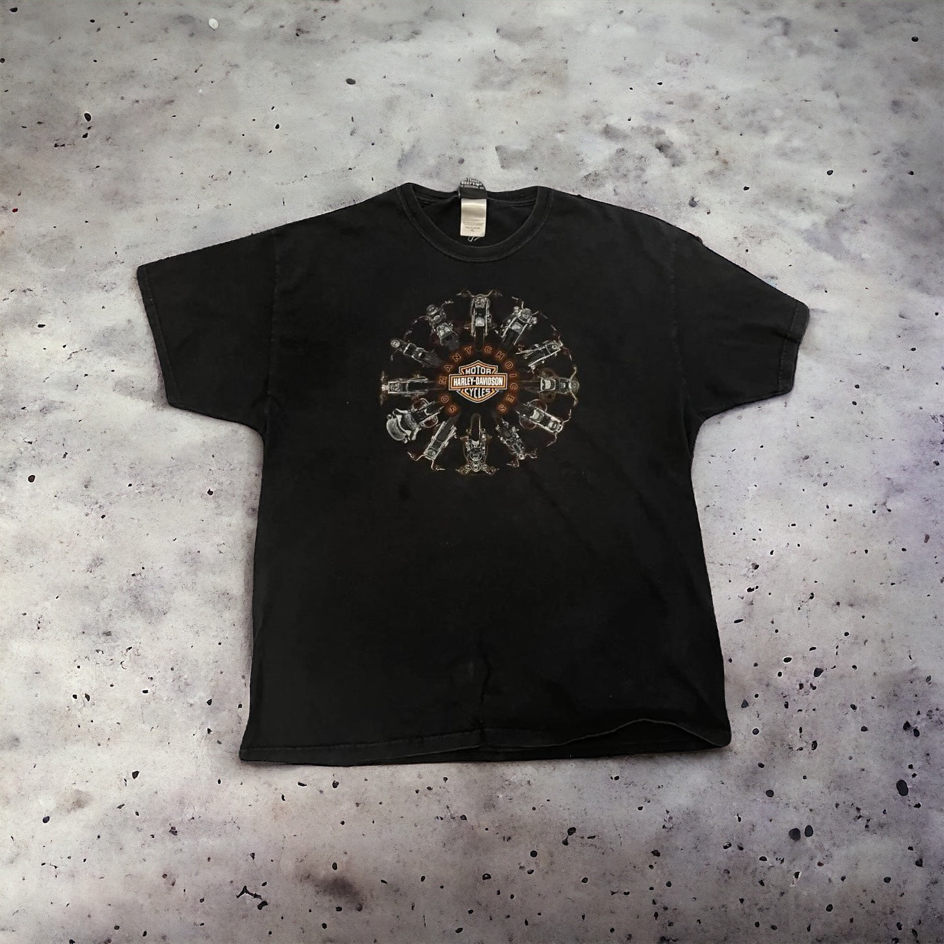 Harley Davidson Tee Motorcycle Made in USA