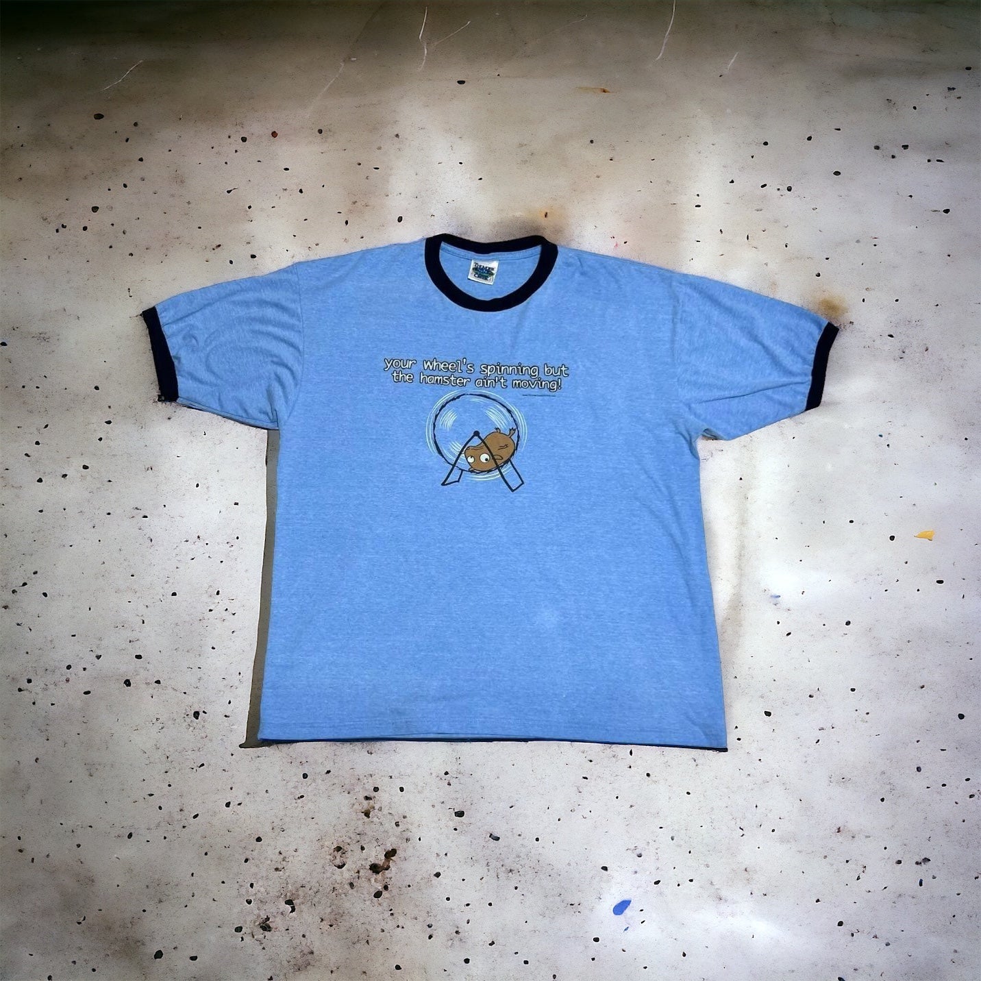 80's Ringer T-shirt Made in USA THUNDER CREEK