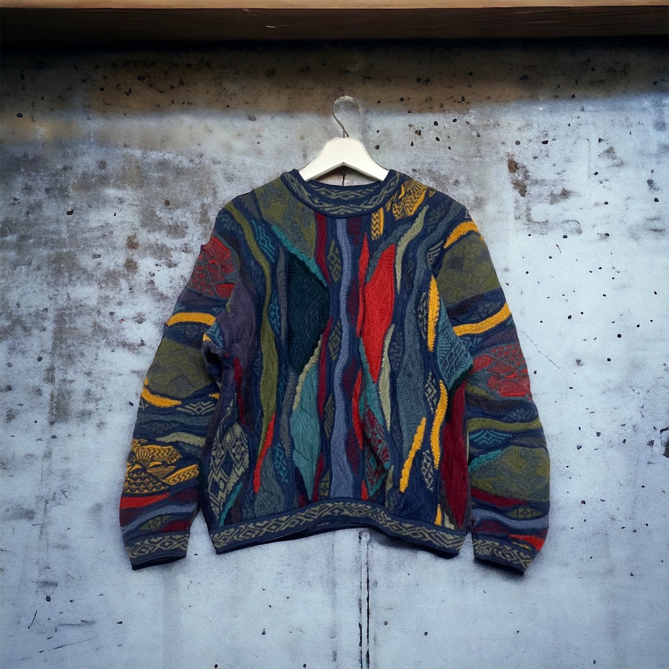 COOGI Wool 3D Knit Sweater