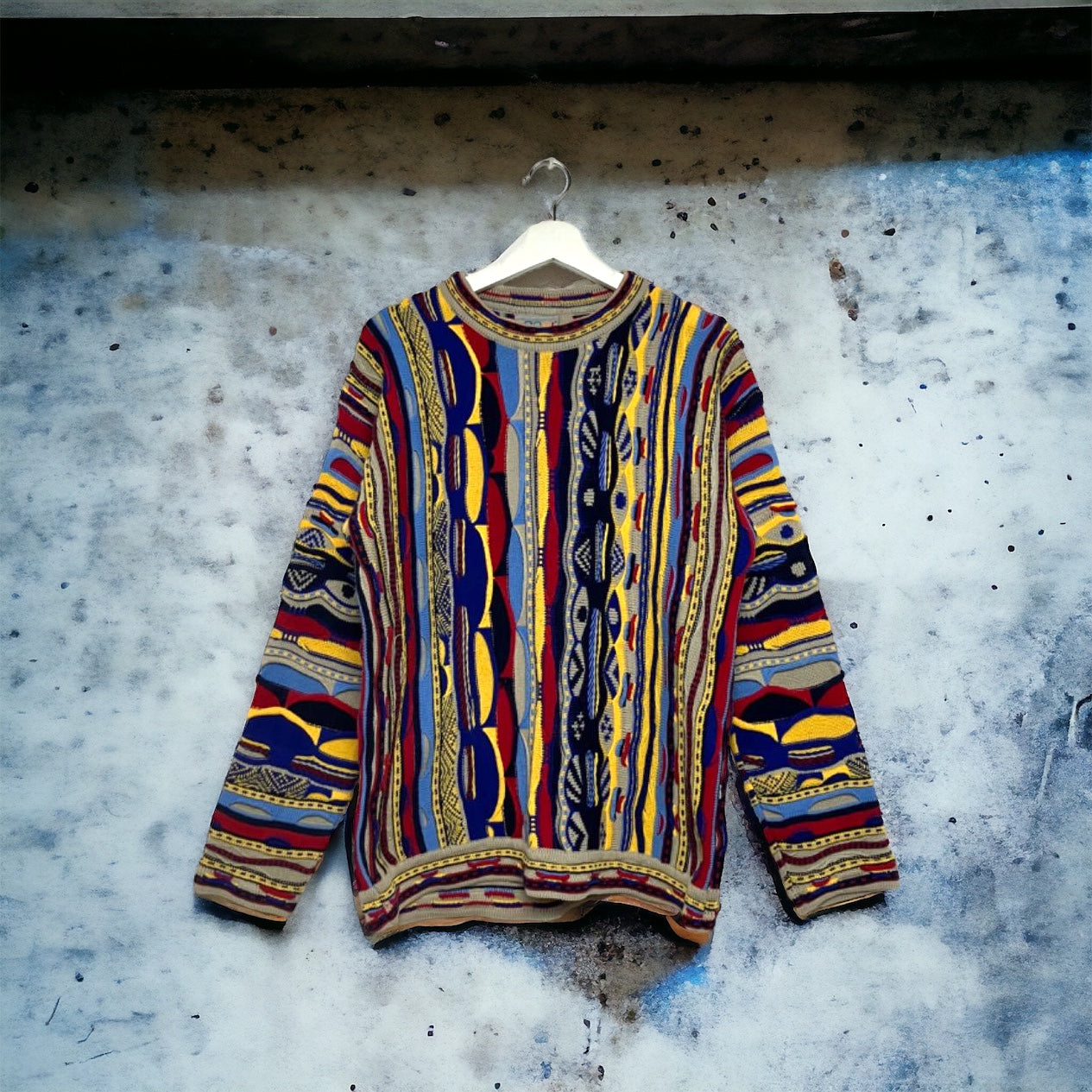 COOGI Cotton 3D Knit Sweater