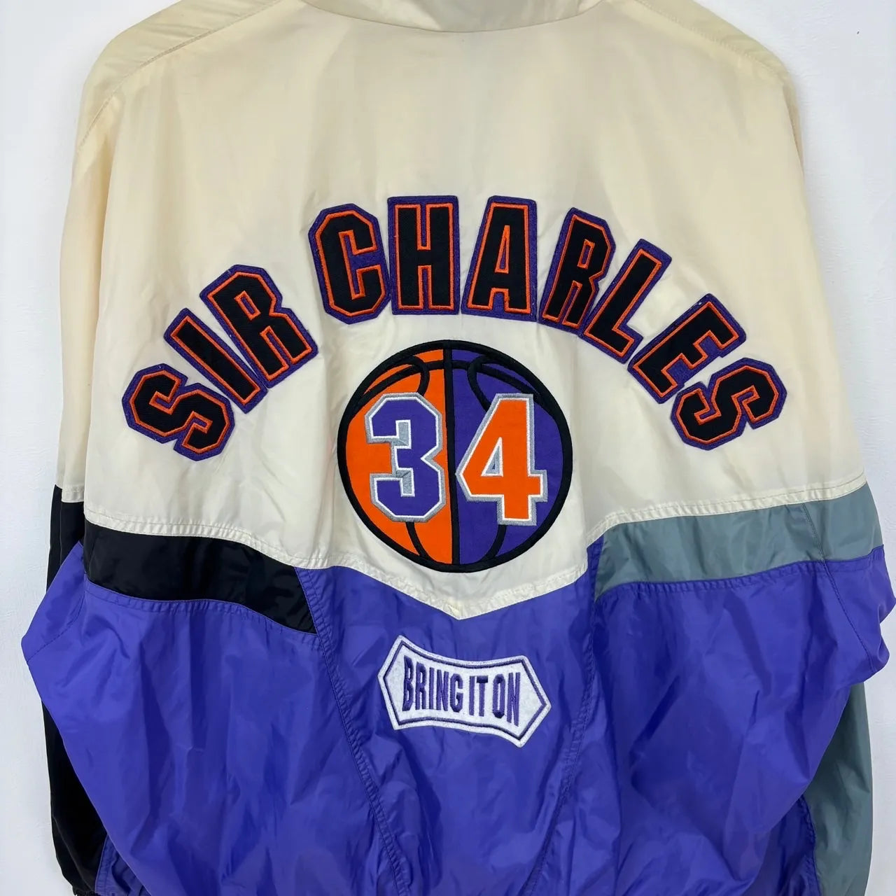 90s Nike Nylon Jacket Cherles Barkley model NBA