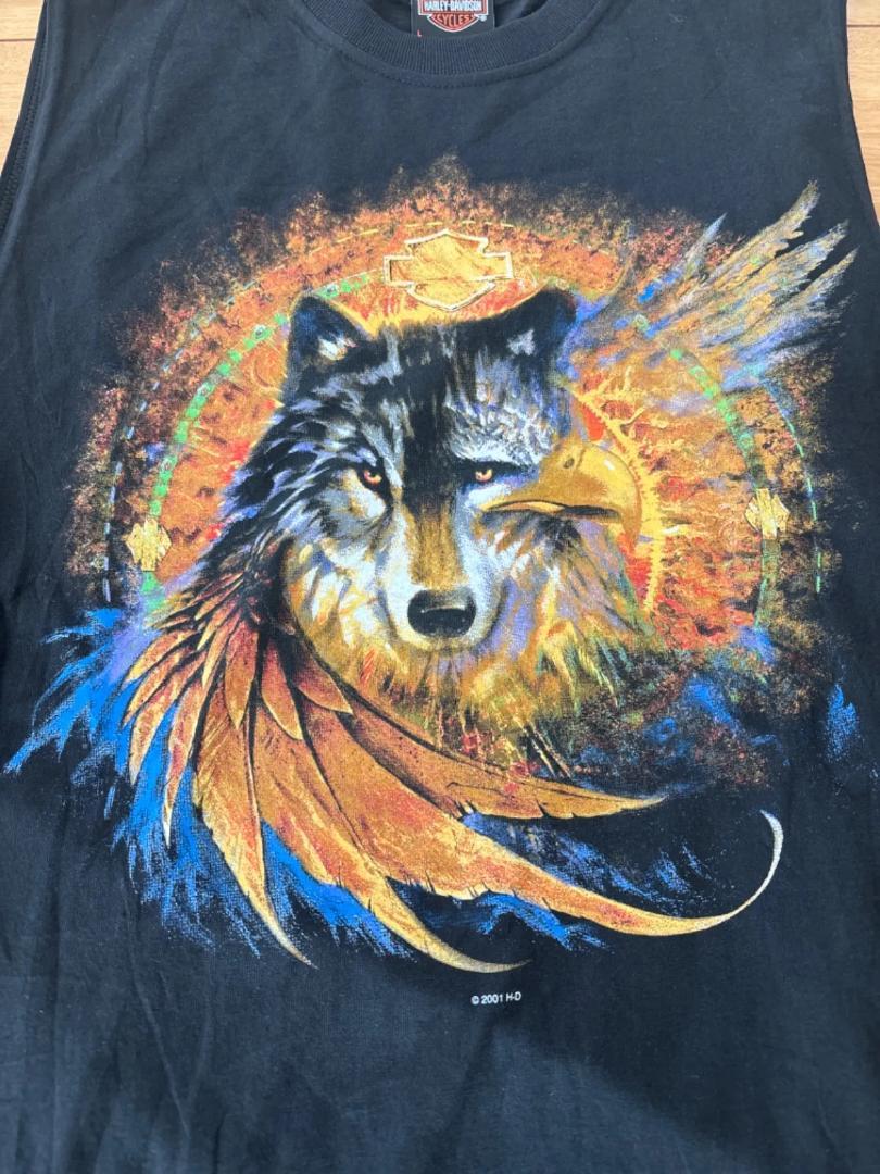 HARLEY-DAVIDSON MOTOR CYCLES Tee Tank Wolf