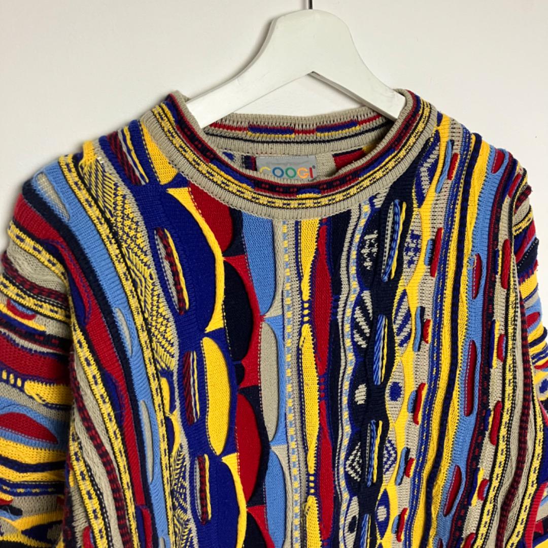 COOGI Cotton 3D Knit Sweater