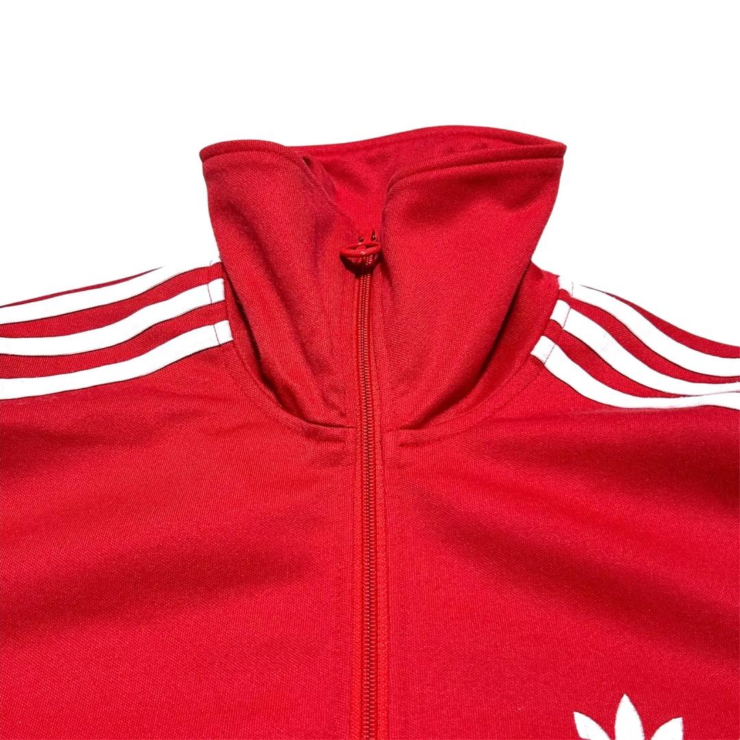 adidas Firebird Track Jacket Tracksuit Track TOP Red 3 Stripe