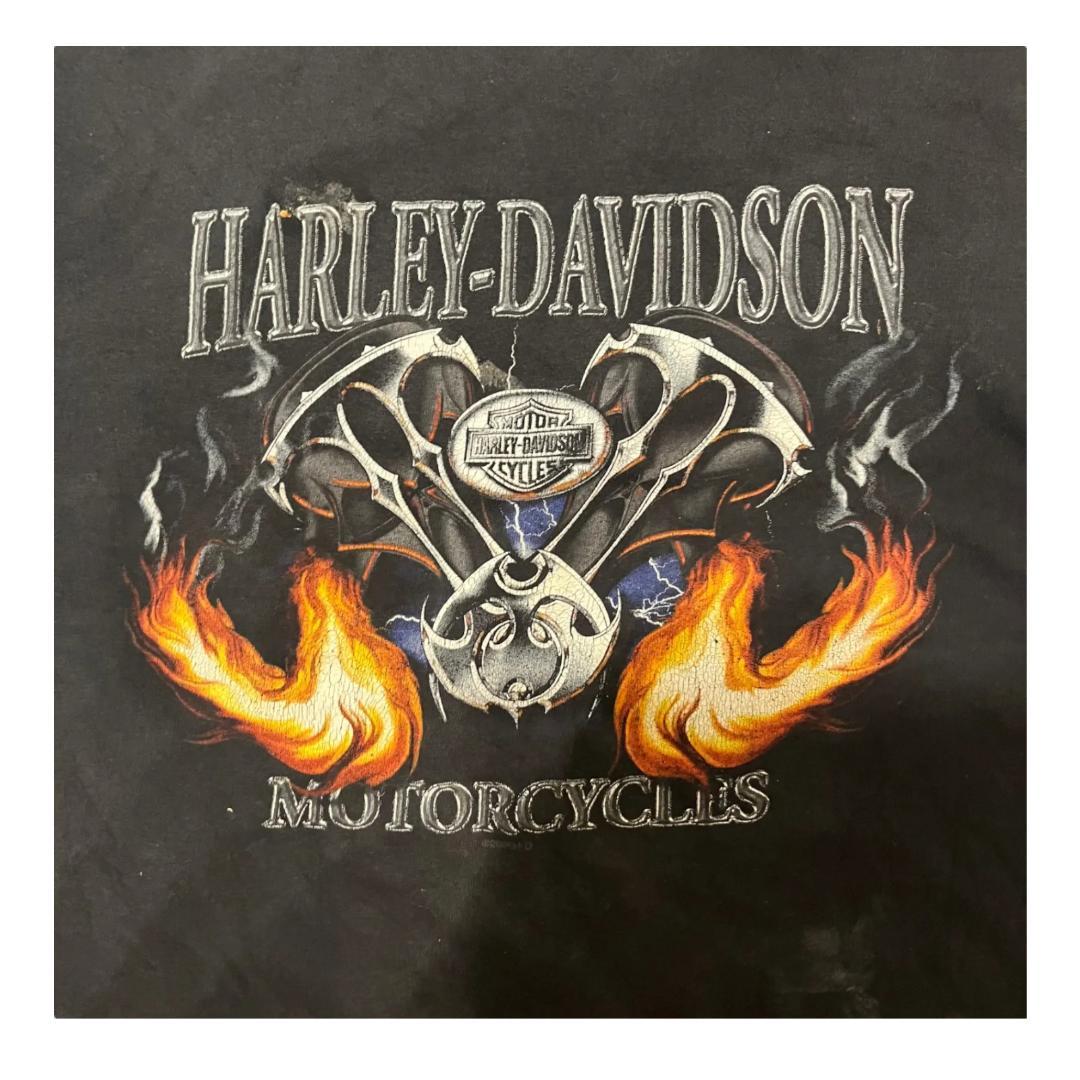 HARLEY-DAVIDSON MOTOR CYCLES Tee Made in USA Eagle PEORIA