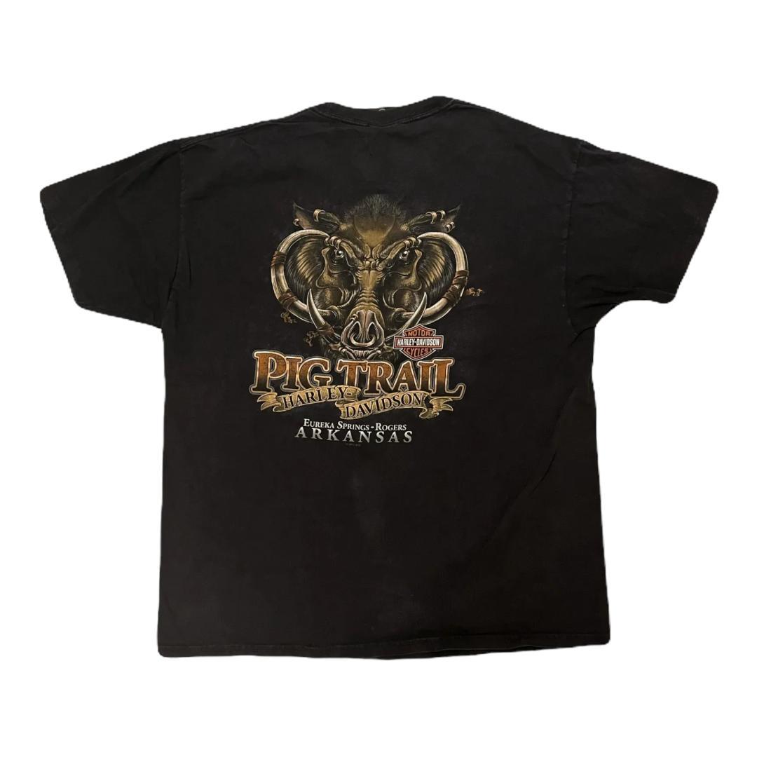 Harley Davidson Tee Flame logo  Hanes  BEFFY-T