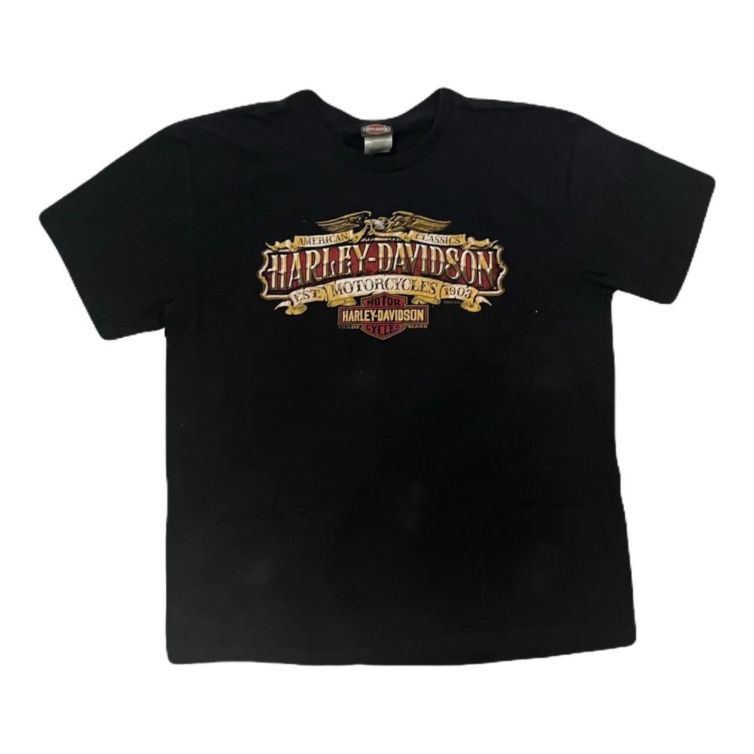 HARLEY-DAVIDSON MOTOR CYCLES Tee Eagle Made in USA