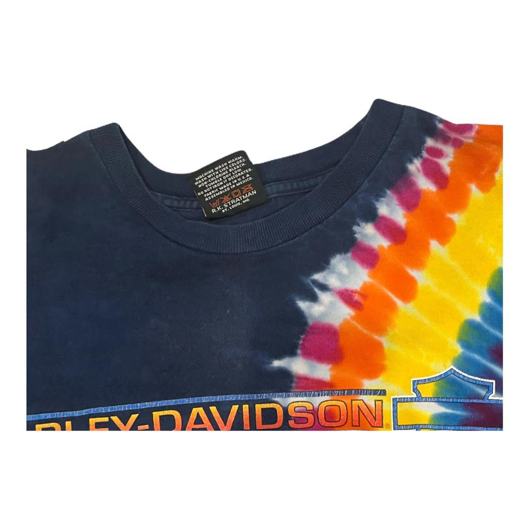 Harley Davidson Tee  Made in USA Tie Dye